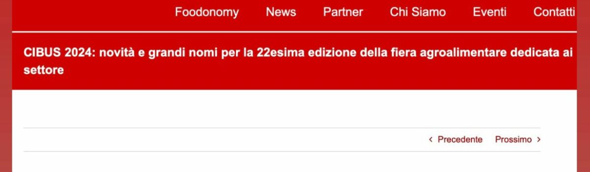 Cibus 2024, secondo Foodonomy ULIBBO tra le novità più interessanti della fiera agroalimentare di Parma